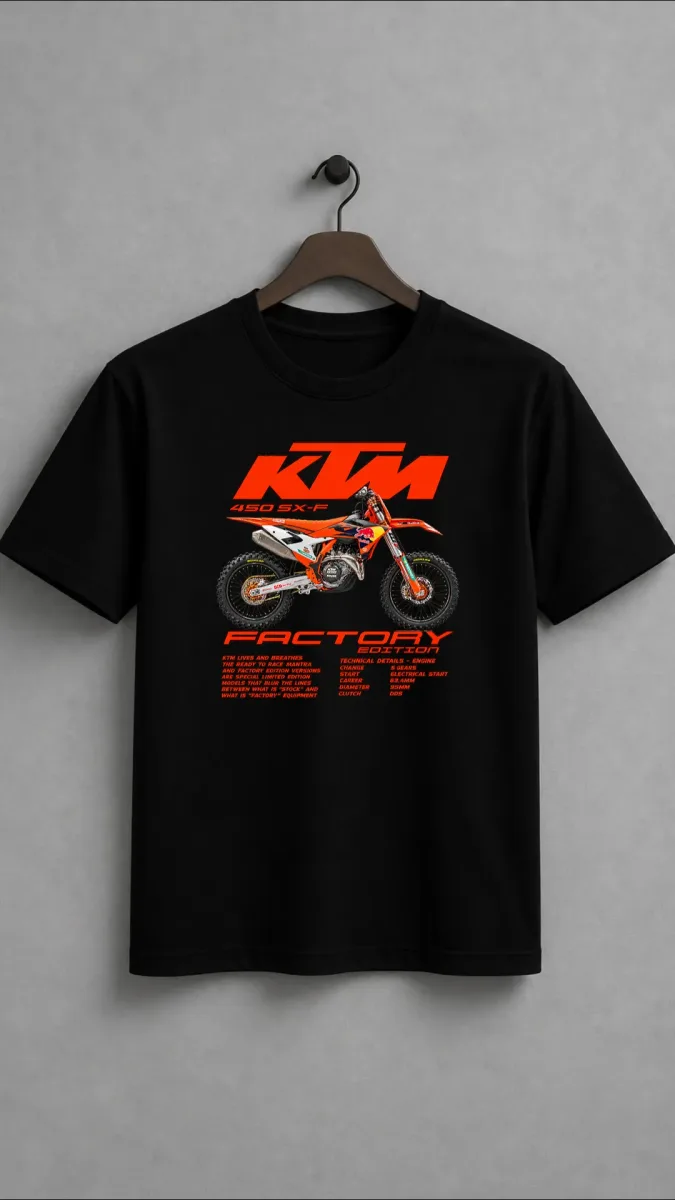 تیشرت طرح KTM سلطان آفرود