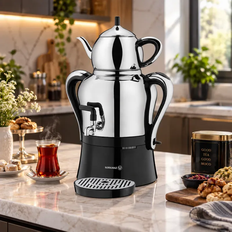 سماور برقی چایکولیک اینوکس کرکماز مدل CHAYCOLIK A842