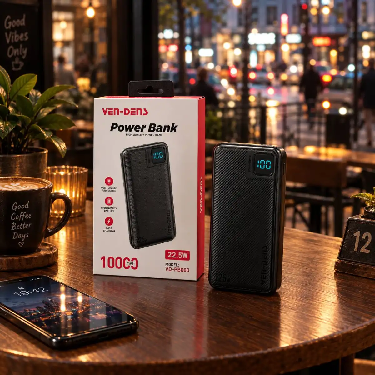 پاوربانک VEN-DENS مدل VD-PB060