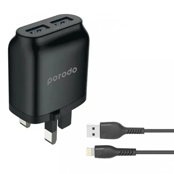 کلگی شارژر Porodo 12W با خروجی 2.4 آمپر