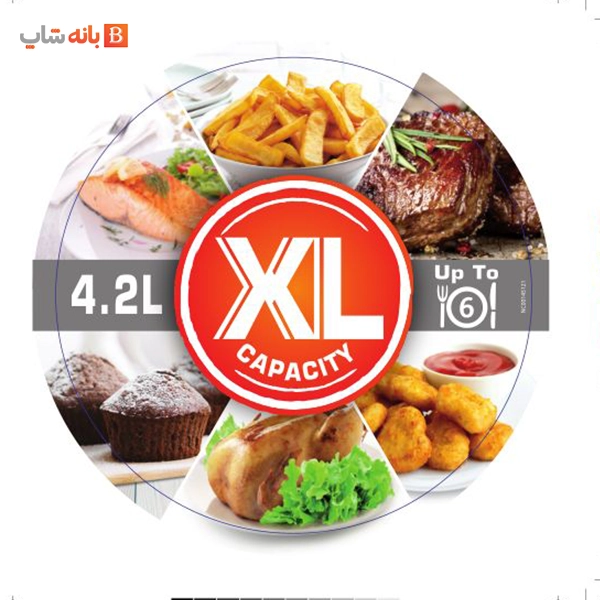 برچسب سرخ کن بدون روغن تفال مدل EY401D