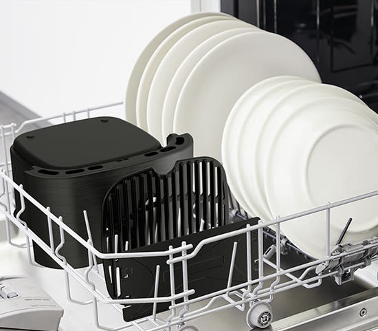 قابلیت شستشو در ماشین ظرفشویی، در سرخ کن تفال مدل EY801D
