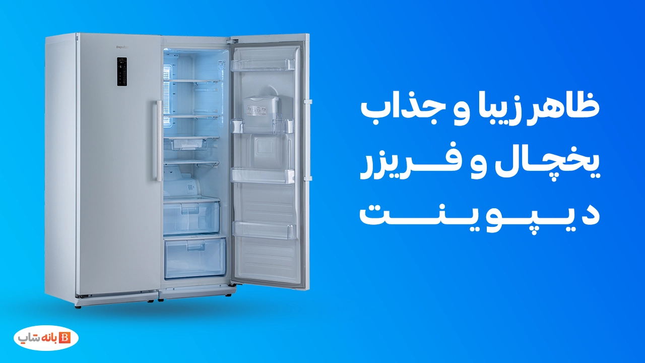 یخچال و فریزر دوقلو 40 فوت دیپوینت مدل D5i