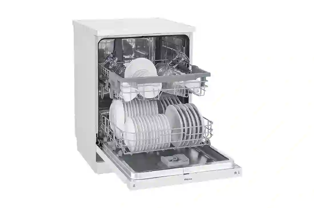 ماشین ظرفشویی الجی 14 نفره مدل 512 رنگ سفید | DFB512FW