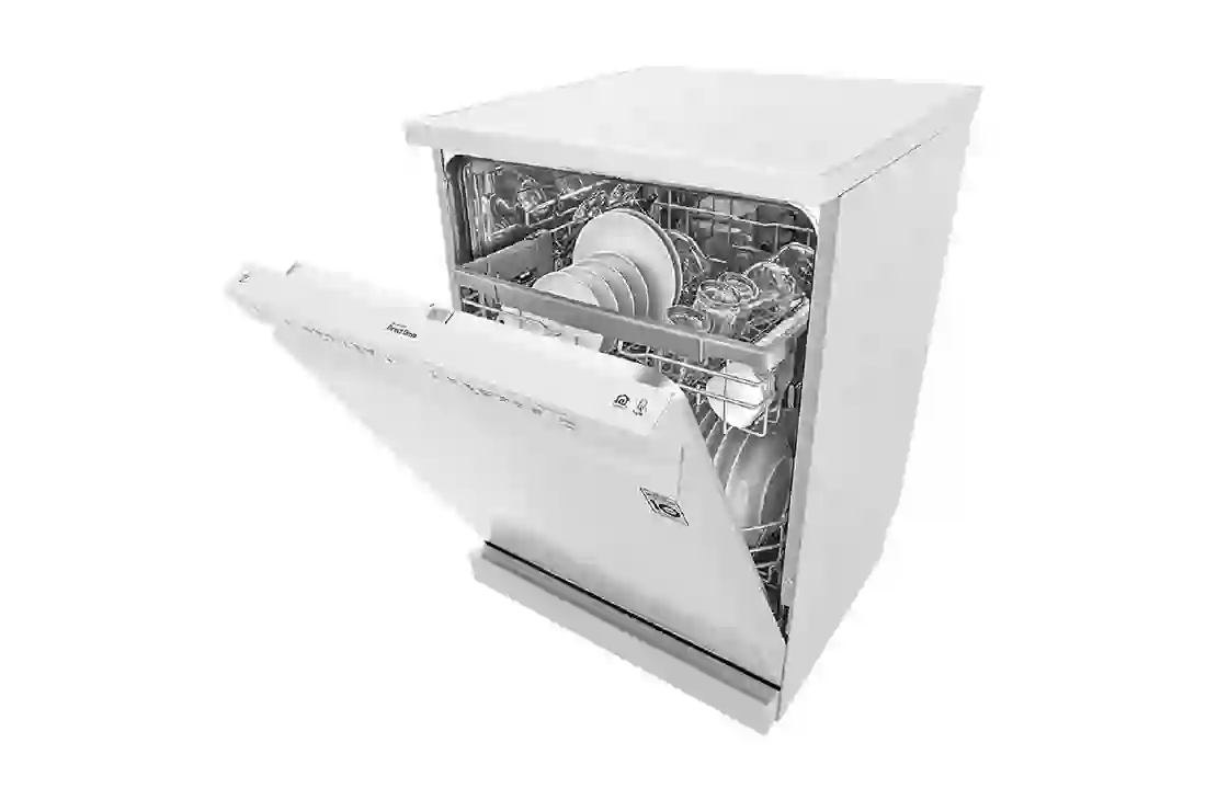 ماشین ظرفشویی الجی 14 نفره مدل 512 رنگ سفید | DFB512FW