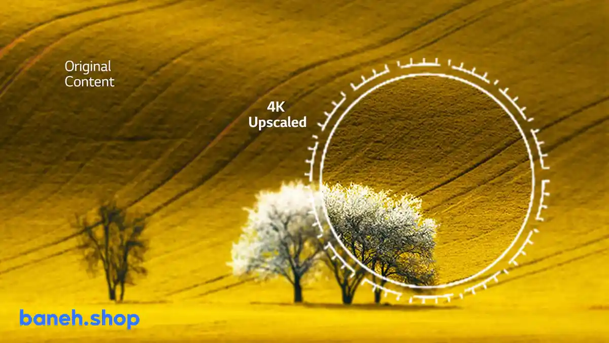 کیفیت تصویر 4k تلویزیون ال جی مدل UQ7500