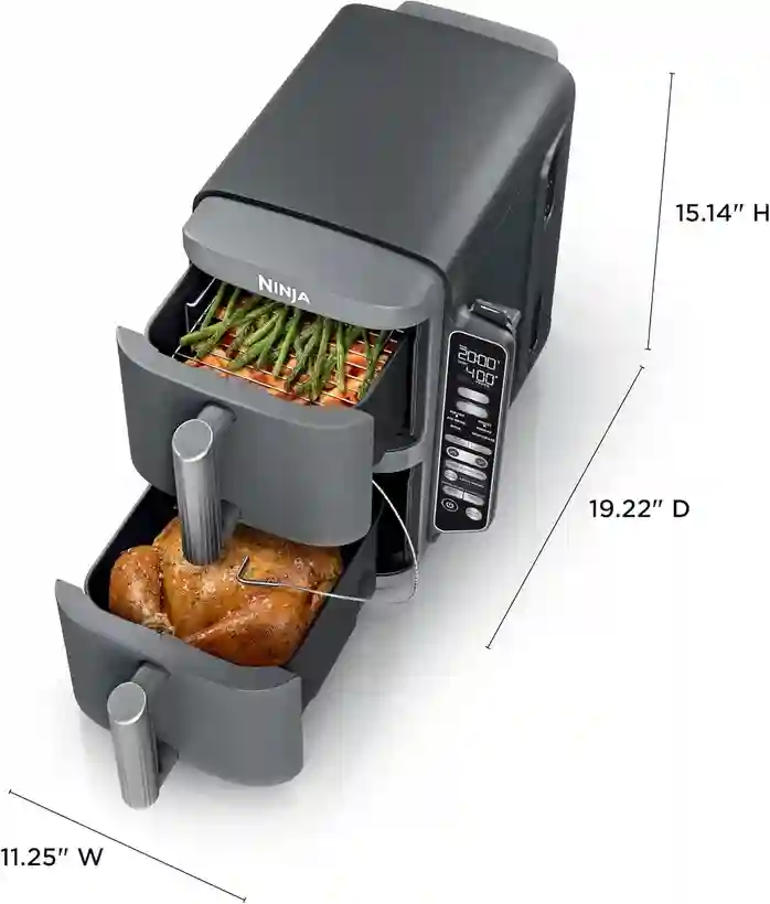 سرخ کن دوقلو نینجا مدل SL451